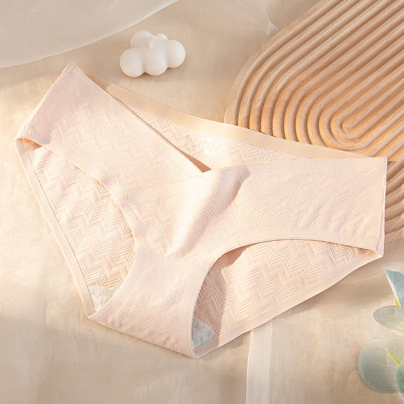 Ropa interior de mujer embarazada Algodón puro Ropa interior sin costuras de algodón de mujer embarazada Embarazo temprano, medio y tardío Soporte de vientre Ropa interior de cintura baja para mujeres