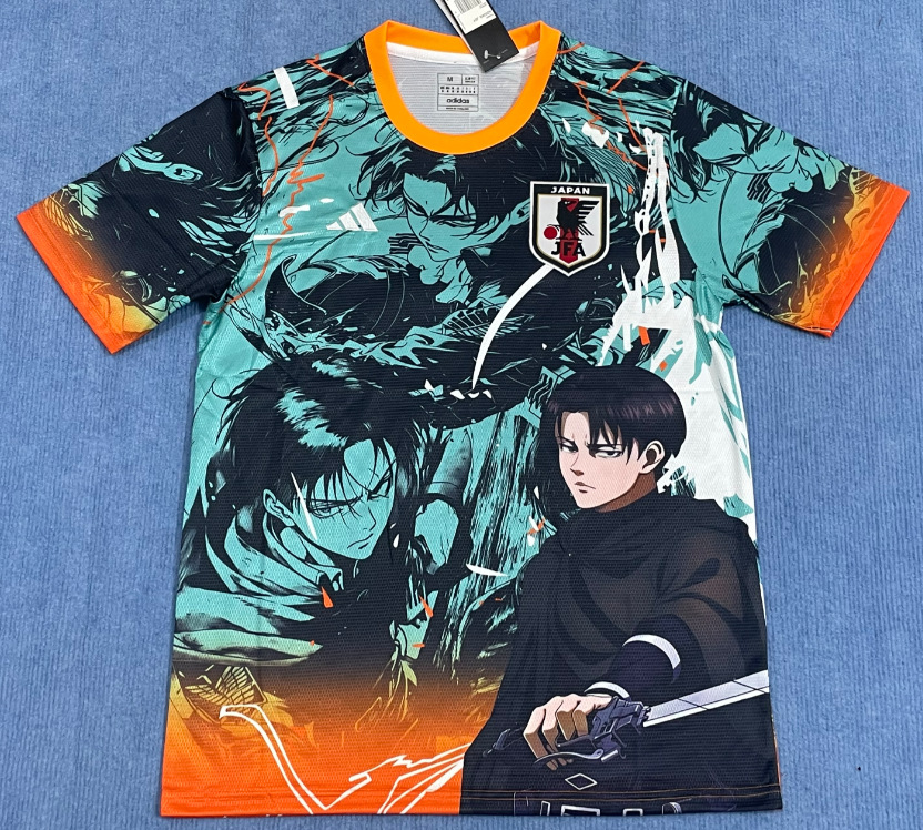 25-26 Nueva camiseta de anime de camiseta japonesa One Piece Samurai Sakura Dragon Ball Uniforme de fútbol transfronterizo de edición especial