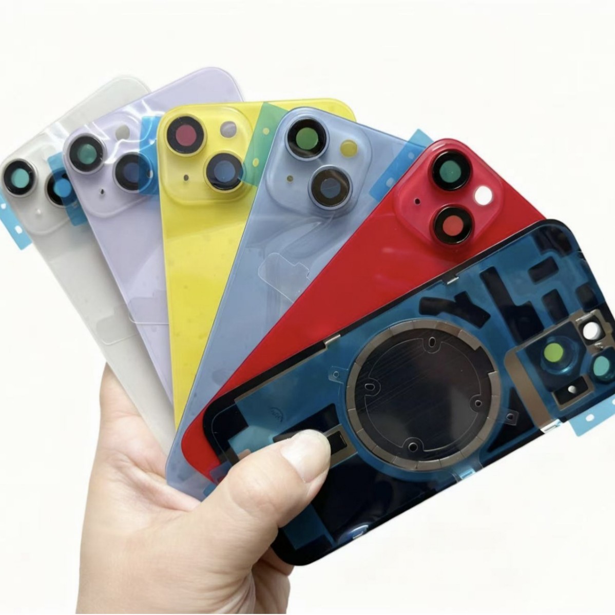 Aplicable a la película templada de la serie 8 - 17 de vidrio trasero de Apple iPhone