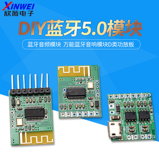 Bluetooth Audio Module DIY Bluetooth 5.0 Module Universal Bluetooth Audio Module Class D Power Amplifier Board