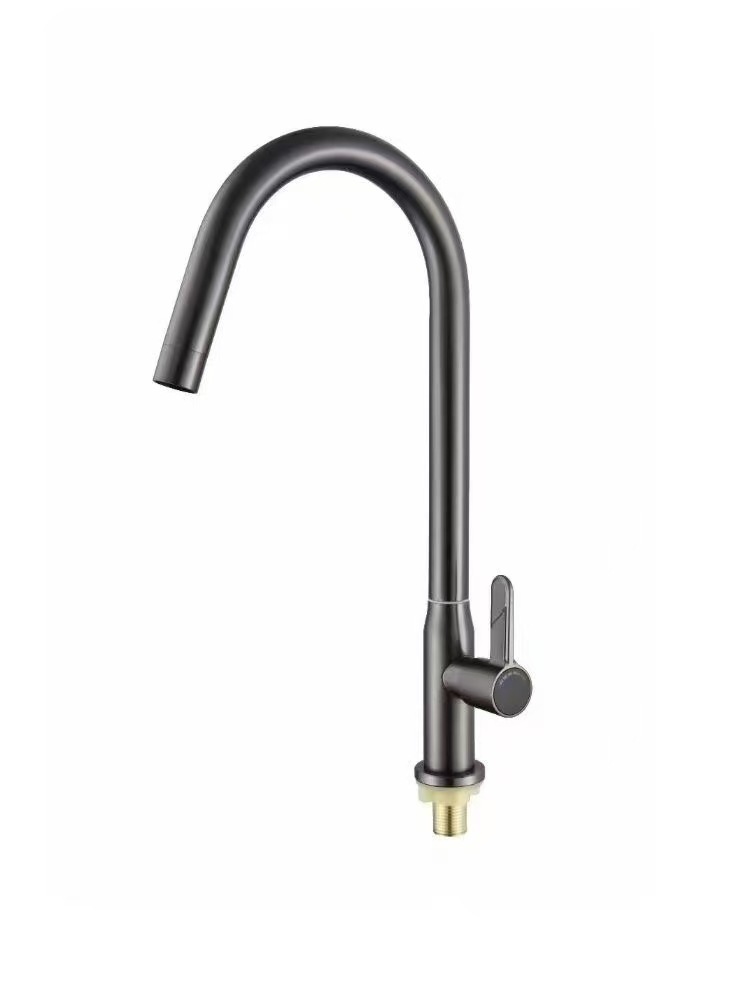 Southeast Asian single cold water kitchen sink, balcony laundry sink faucet, household rotatable single cold faucet, stainless steel Specification drawing