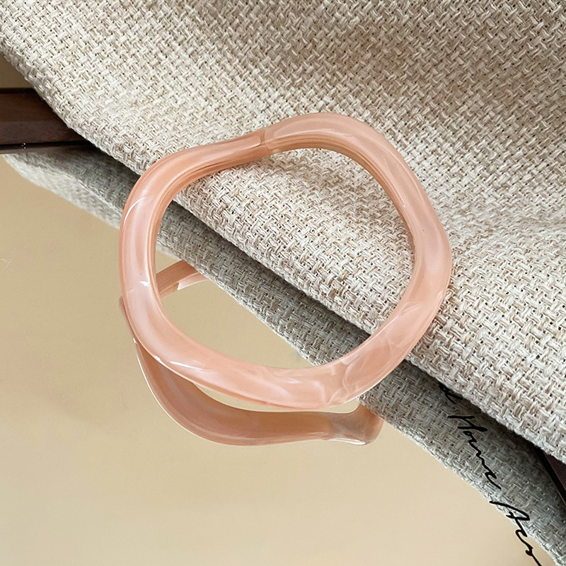 Arte coreano mancha resina francés retro ámbar pulsera exagerada femenina pulsera pulsera retro todo fósforo pulsera