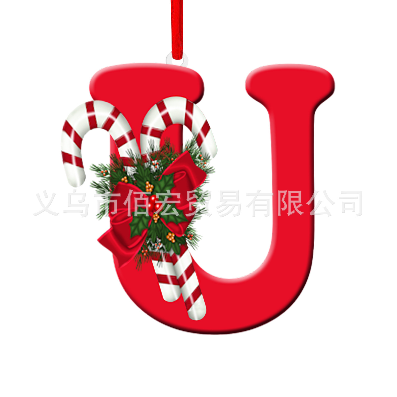 Nuevo alfabeto inglés creativo transfronterizo acrílico plano árbol de Navidad decorativo regalo de decoración de fiesta image 26