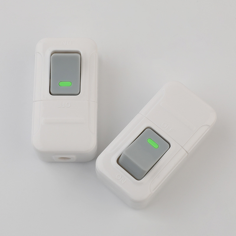 Bedside Switch Double Color Single Outlet Wiring Switch Small Appliance Switch Button Bedside Switch
