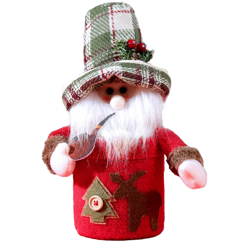 Navidad transfronteriza lata de regalo de alta calidad Papá Noel muñeco de nieve lata de dulces Nochebuena caja de manzana caja de dulces de Navidad