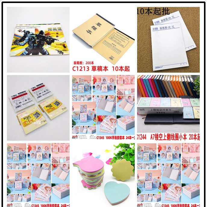 126 personalizado bobina cuaderno de notas color especial en forma de papel de nota adhesiva papel de nota de fruta 2 yuanes al por mayor