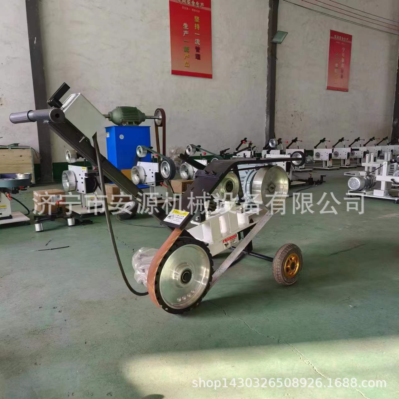 手推式焊缝砂带机2100*75  砂带打磨机 钢板麻点打磨机长期供应