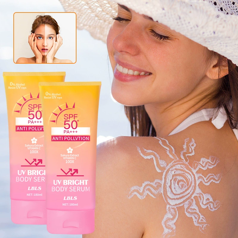 Трансграничный LBLS Ультрафиолетовый защитный молочный SUNSCREEN водонепроницаемый анти-пот УФ-увлажняющий освежающий оптовая продажа