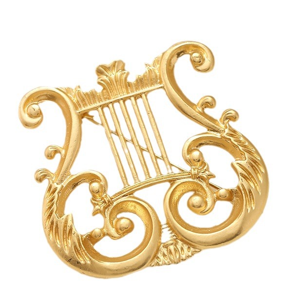 Retro Brosche Für Damen Metall Glänzend Pin Für Anstecknadel_voghion.com