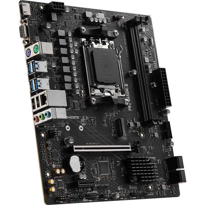 Материнская плата для AMD MSI PRO B650M-B, сокет AM5, поддержка серий 7000