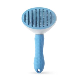 Pet bath massage comb cat massage comb dog brush stainless steel needle pet comb factory wholesale