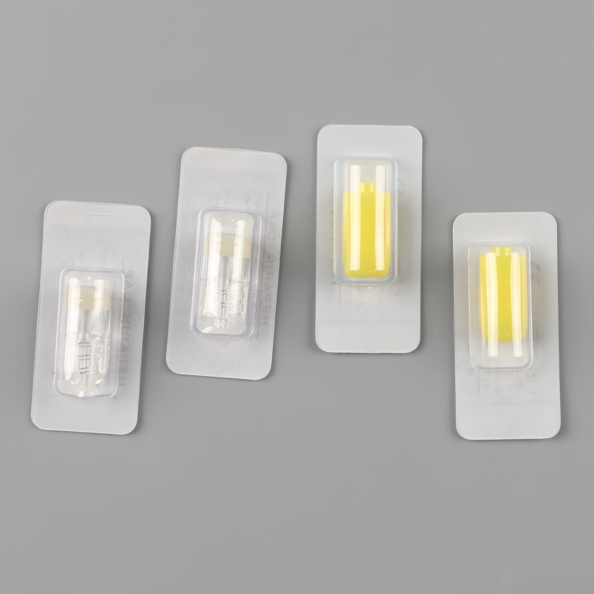 Comercio exterior exportación de tapa de heparina desechable tapa de heparina plástico transparente conector amarillo conector intravenoso