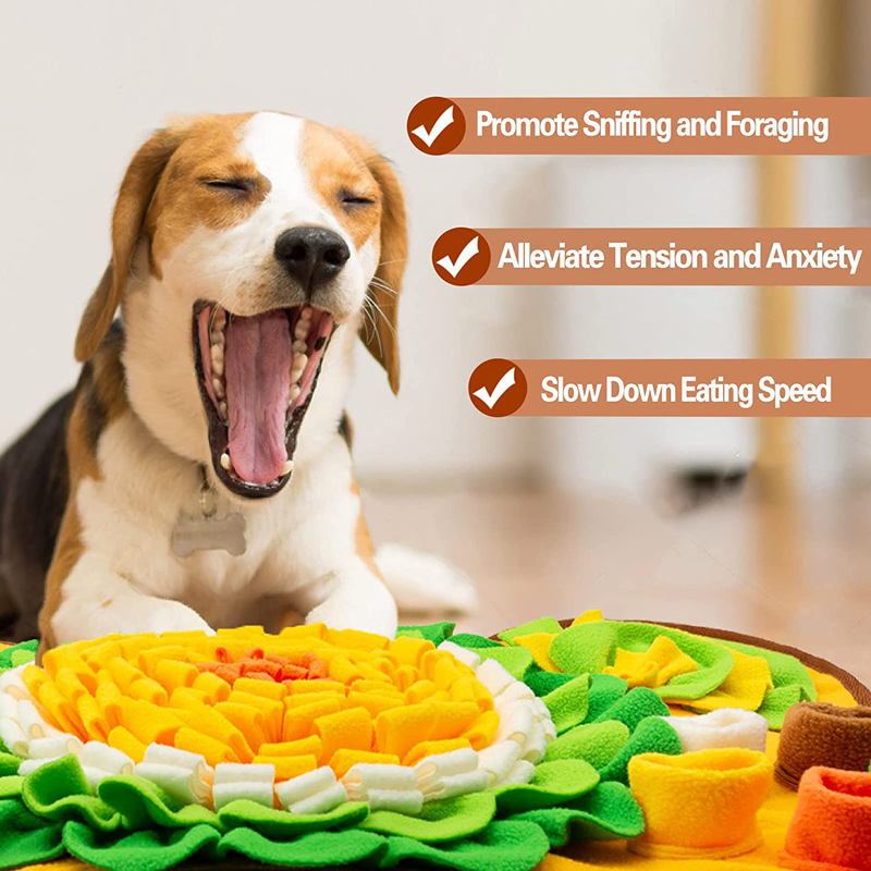 Nuevo hueso mascota olor Mat perro olor Mat entrenamiento estera educación lento comida estera mascota juguete