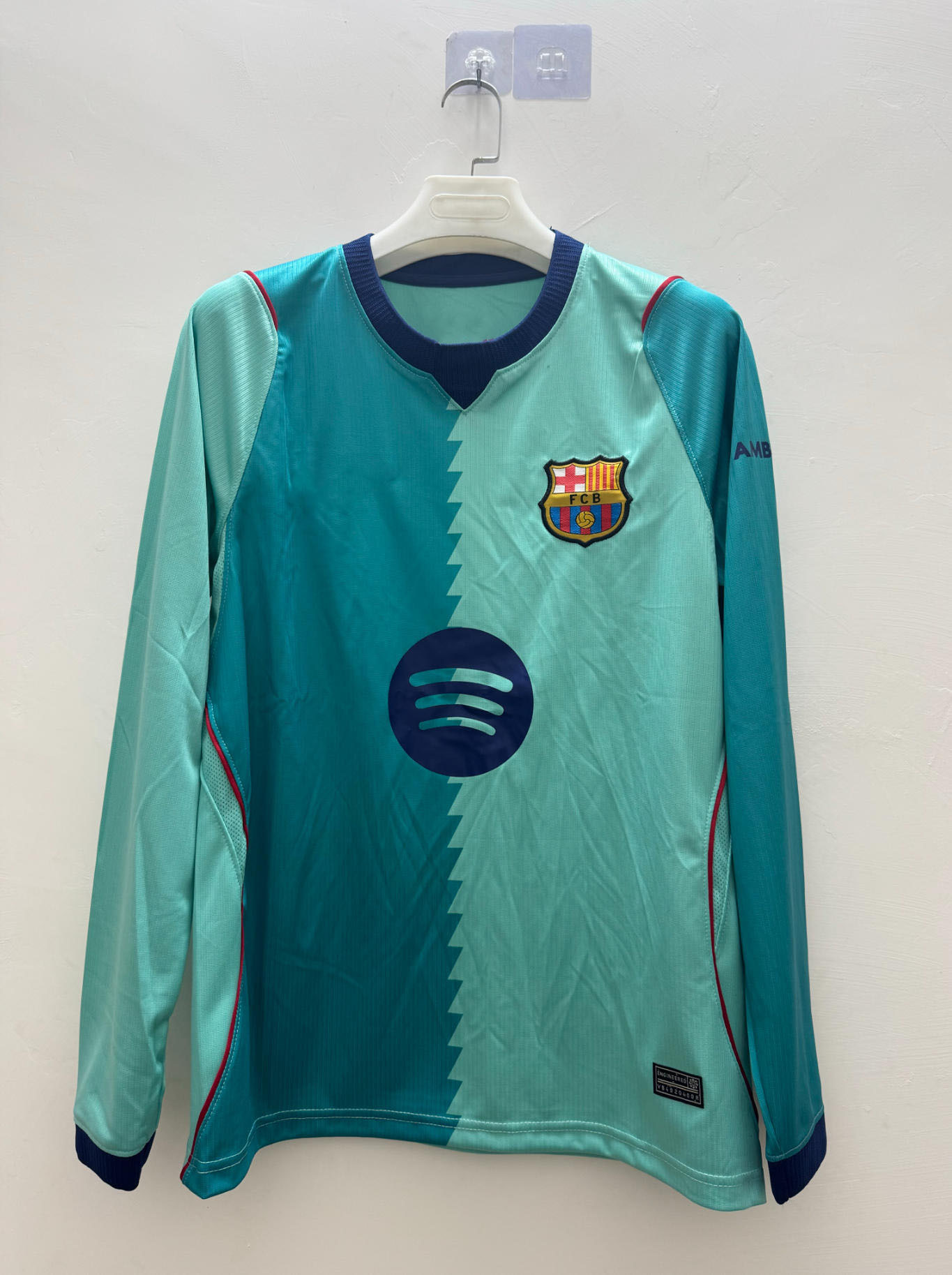 Nueva camiseta de fútbol de mangas largas de Argentina Real Madrid Barça de Alemania, la misma camiseta de venta directa suelta transpirable image 32