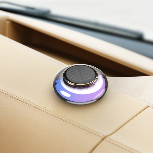 Light-sensitive essential oil gift perfume car center console high-end decoration unisex trendy car ornament solar diffuser