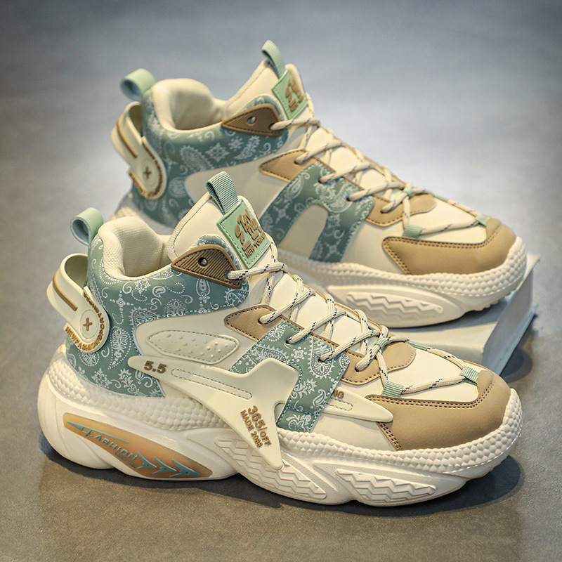 Putian Men's Shoes Spring Trend Niche Original Casual High-Top Basketball Sneakers Versatile Sports Trendy Shoes for Teenagers