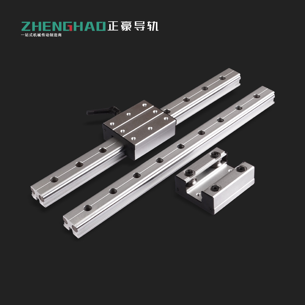LGD-4U型槽外置双轴芯滚轮直线导轨线性滑轨钢轴光轴