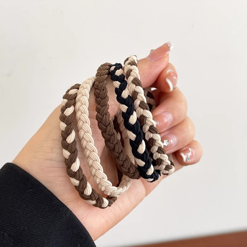 Correa curry para mujeres cuerdas de cabeza de cola de caballo alta anillo de cabello duradero verano 2025 nuevo cabello de alta elasticidad para adultos