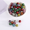 Children's round beads with tassels, 16mm, Amazon