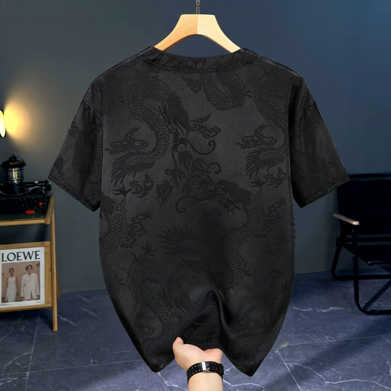 Extra large summer sleeves, thin retro set, plus size, Chinese style, with short sleeve