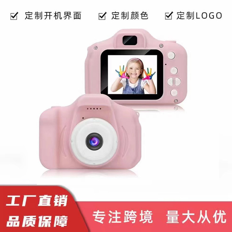 Cámara Digital de Juguete Infantil Mini SLR X2, ABS, para Niños image 3