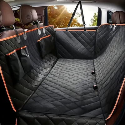 Car Pet Mat Car Waterproof Oxford Cloth Mat for Dogs Going Out Rear Car Mat Car Anti-Dirty Dog Mat (Other Automotive Interior Supplies) - ordinary-style