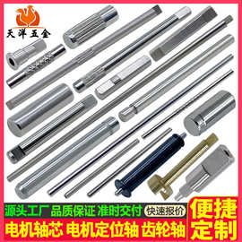电机轴芯 电机转轴 电机定位轴定位销 电动工具轴 行星架齿轮轴