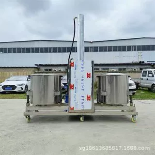 液压压榨收汁机 工业酒糟药材压汁机 全自动不锈钢挤压压榨脱水机