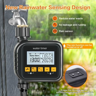 花园阳台定时智能灌溉控制器带雨水感应全自动浇花器浇水神器套装