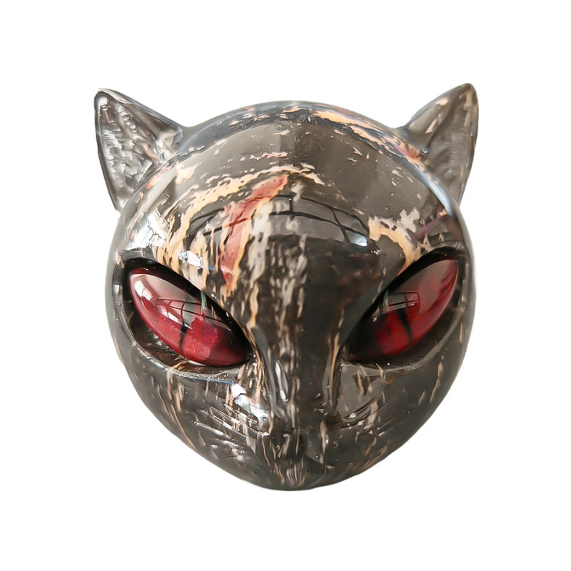 亚马逊Luxury Black Cat Stone Sculpture 奢华黑猫石雕树脂典雅|undefined