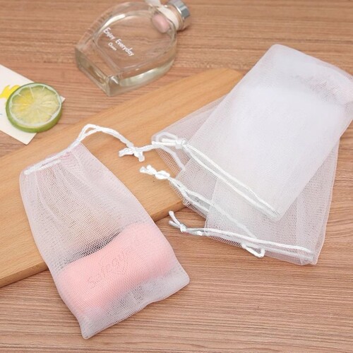 Handmade Soap Facial Cleanser Double Layer Soap Washing Milk Foaming Net