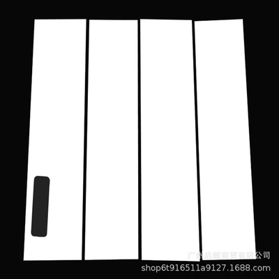 pillar sticker, Şüşə kənarı xromları/moldingləri