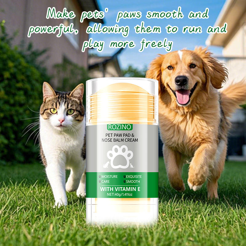 Patte de compagnie à base de plantes naturelles et crème de soins de la peau pour chiens chats 40g