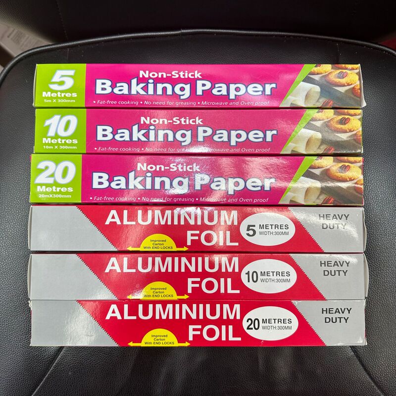 食品グレードの増粘油紙アルミ箔ベーキングツールオーブンベーキングパン高温耐性アルミ箔バーベキューバーベキュー油吸収紙|undefined
