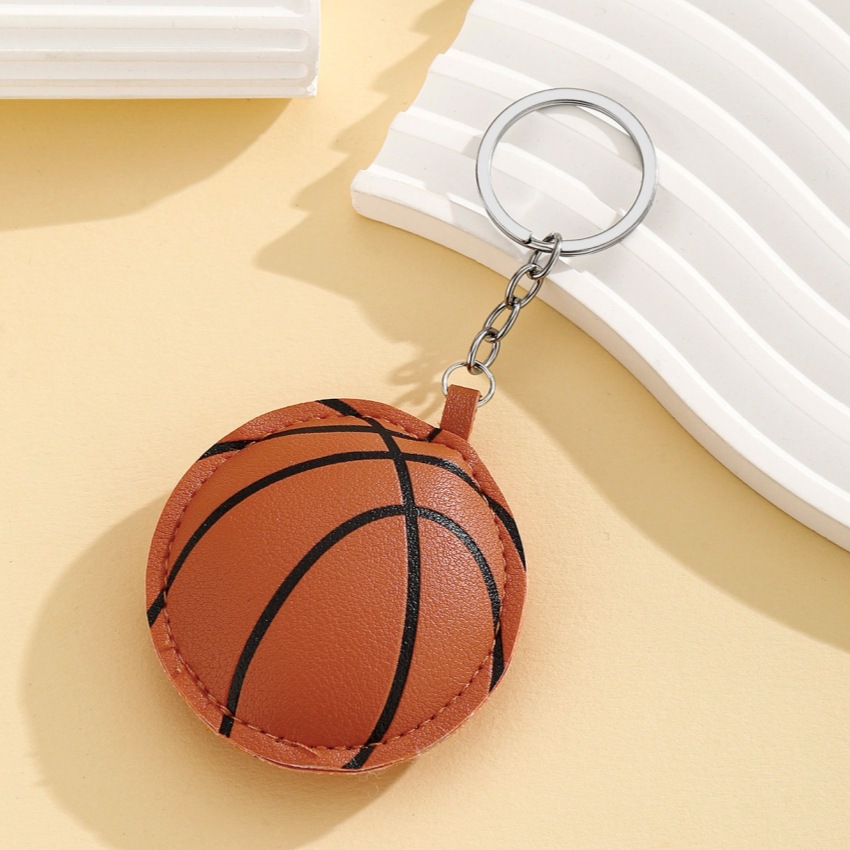 Nuevos productos deportivos viento PU relleno de algodón tipo llavero colgante deportivo béisbol voleibol baloncesto fútbol rugby colgante image 9