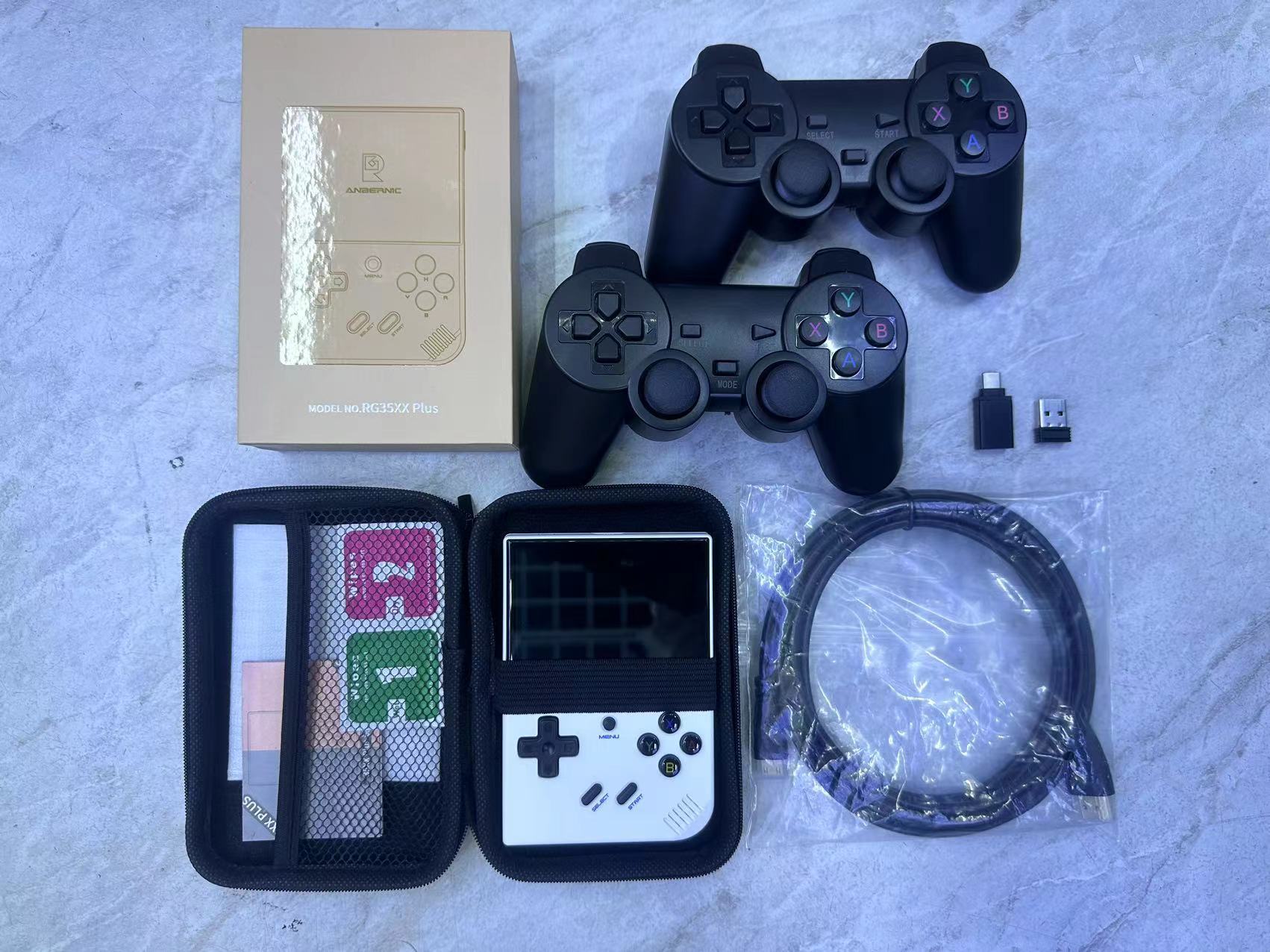 RG35XX Plus versión mejorada de mano de código abierto portátil retro mini fabricantes de máquinas de juegos de mano transfronterizo mismo estilo