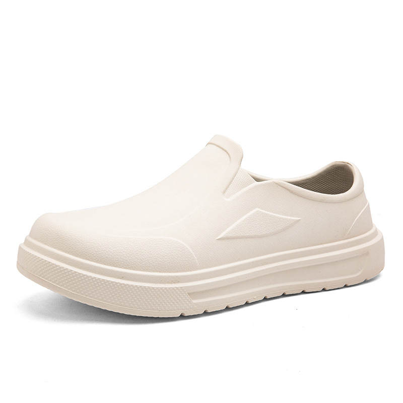 Sandalias bajas antideslizantes y resistentes al desgaste para hombres, zapatos de trabajo de chef de cocina impermeables, bolsos de todo fósforo con zapatos sin agujeros