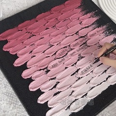 一百種語言我愛你手寫石英砂肌理畫diy塗鴉情侶520手工創意禮物