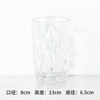 Color para el hogar del hotel en forma de diamante al por mayor color primario taza de agua gruesa taza de enjuague bucal del hotel taza de jugo taza de cepillo de dientes taza de cerveza