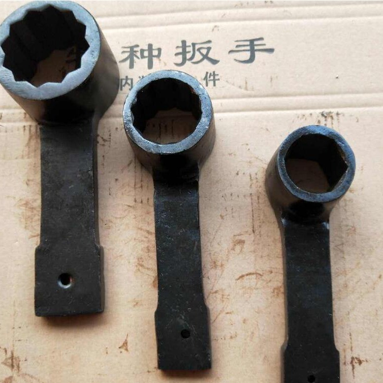源头厂家直供 凸型敲击梅花扳手 单头直柄梅花扳子