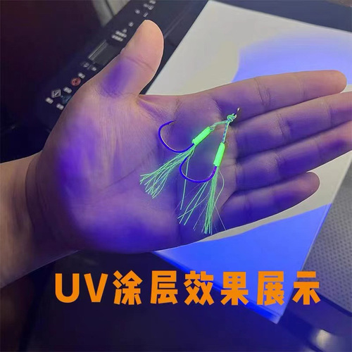 New product Luya sea fishing big fish luminous wire hook built-in soft steel wire hook for sea fishing and boat fishing tied with iron plate fish hook