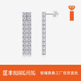 欧美跨境新款热卖S925纯银耳坠小众设计耳环时尚简约日韩风耳钉女