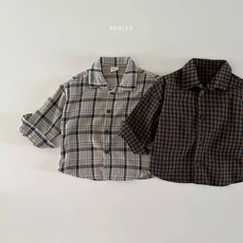Camisa de primavera para niños estilo coreano ropa para niños Rebeca a cuadros ropa de primavera para bebés camisa de solapa para Bebés Ropa de primavera