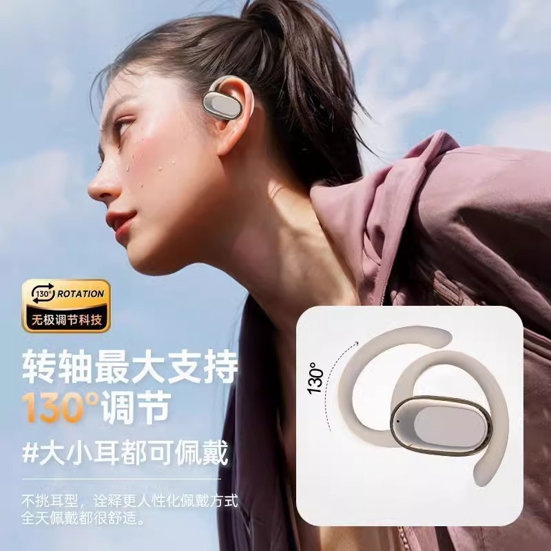 S300 挂耳式跨境新款高音质蓝牙5.4无感舒适佩戴超长续航数显通用|undefined