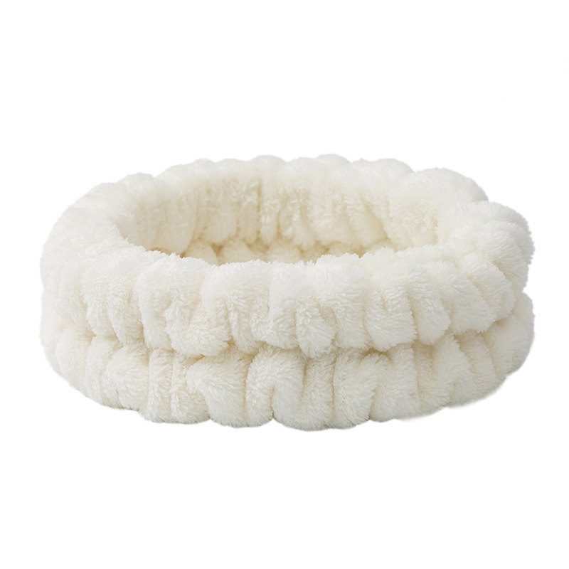 22# off-white hair tie with three elastics