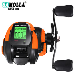 SAMOLLA New Large Screen Digital Water Droplet Boat Fishing Jigging Ice Fishing Road Fishing Lure Fishing Depth Locating Fish Catch