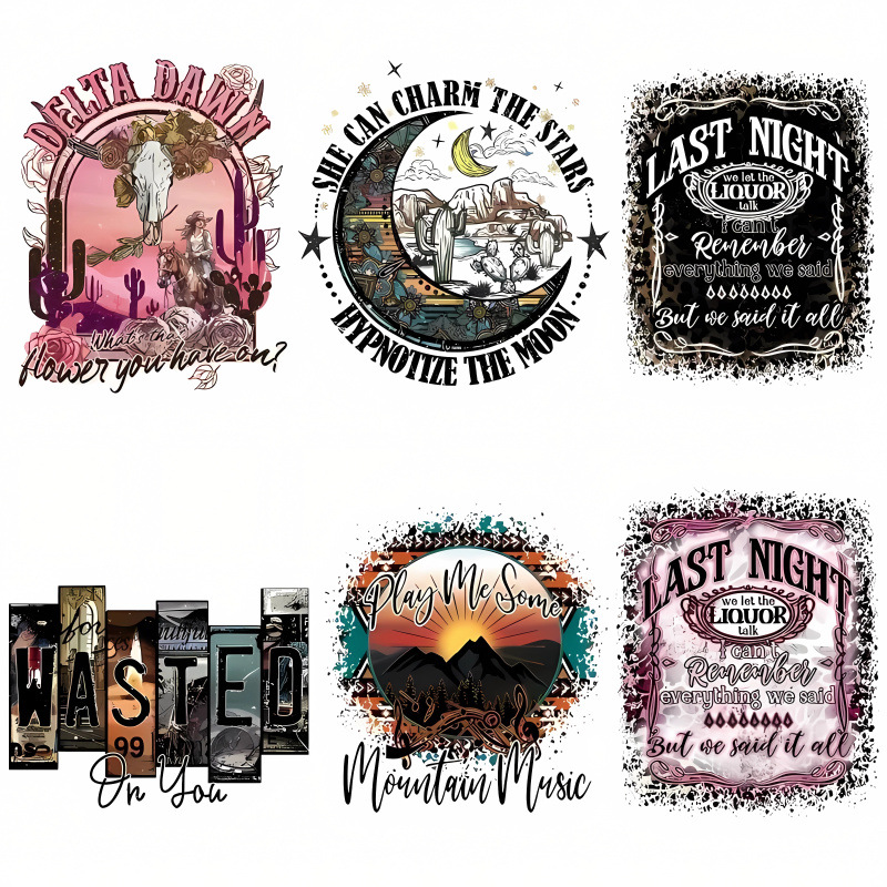 柯氏热转印 衣服补丁装饰图案  印花贴纸  烫画烫印热转印DIY可爱