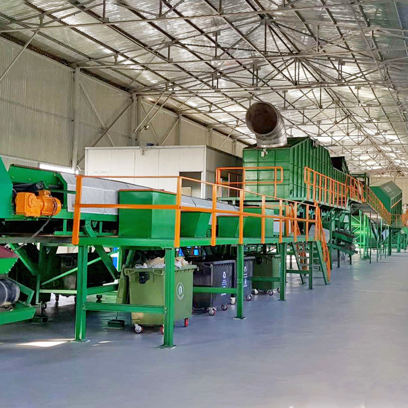 Garden waste air separation equipment garbage dump plastic screening machine urban mixed domestic waste classification processor