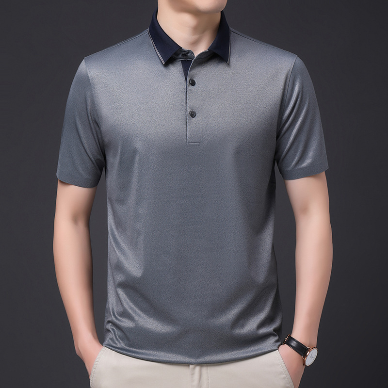 (Mới) Mã B9337 Giá 2670K: Áo Thun Nam Shryt Ngắn Tay Hàng Mùa Hè Trung Niên Thời Trang Nam Chất Liệu Lụa Tơ Tằm G06 Sản Phẩm Mới, (Miễn Phí Vận Chuyển Toàn Quốc).