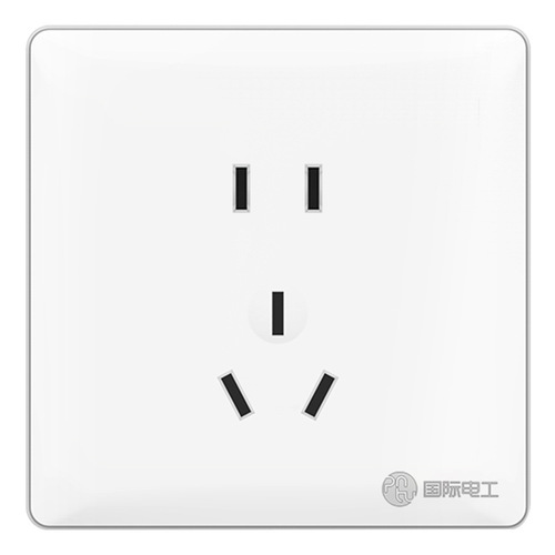 International electrician exposed switch socket wall open wire ultra-thin one-open five-hole panel porous household exposed socket